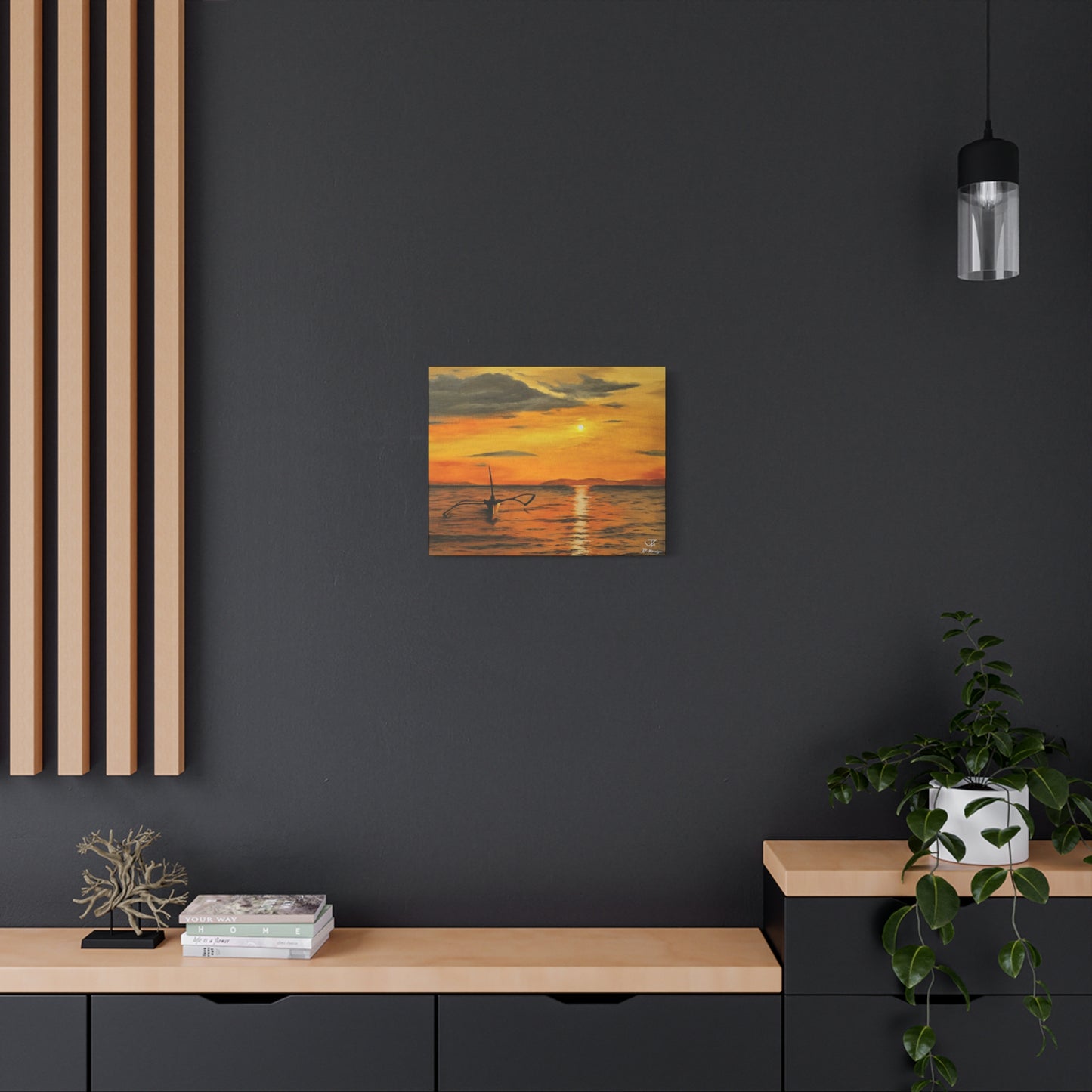 Until the Sun Sets - Unframed Canvas Print