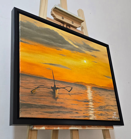Until the Sun Sets - Original Oil Painting